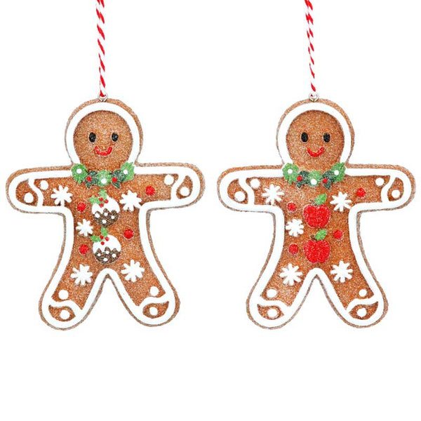 Gisela Graham Resin Gingerbread Man (Assorted Designs) image 0