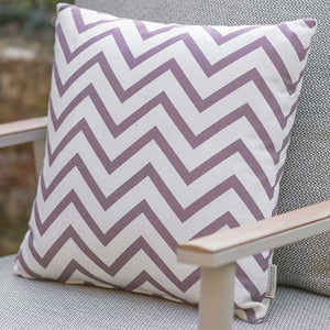 Bramblecrest Square Scatter Cushion, 45 x 45cm - Chevron Cocoa image 0