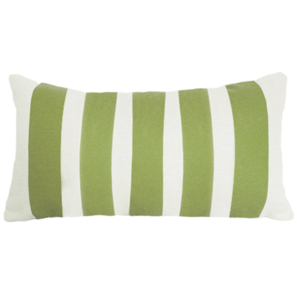 Bramblecrest Rectangular Scatter Cushion, 45 x 30cm - Grass Stripe image 1