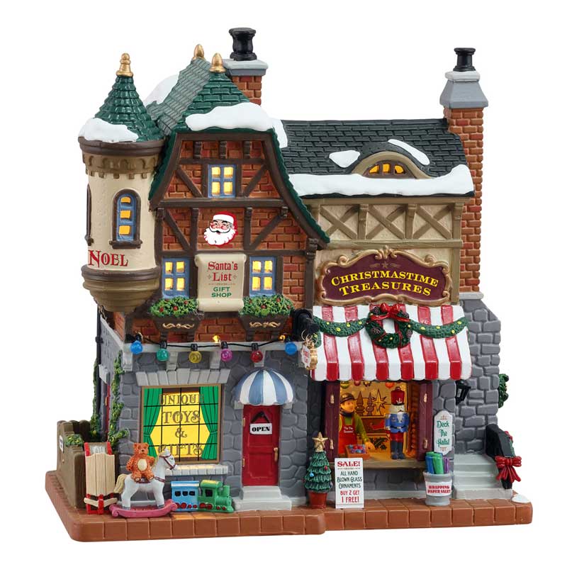 Lemax Santa's List Toy Shop image 0