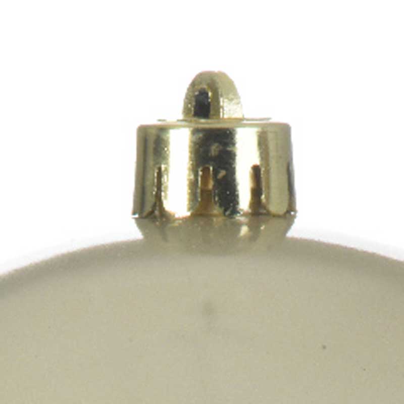 Decoris Large Shatterproof Bauble in Pearl image 0