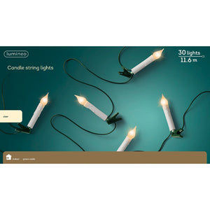 Lumineo 30 LED Candle String Lights image 1