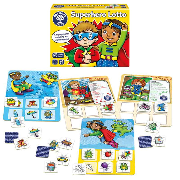 Orchard Toys Superhero Lotto Game image 0