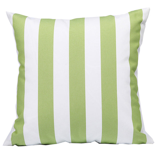 Bramblecrest Square Scatter Cushion, 45 x 45cm â€“ Grass Stripe image 1