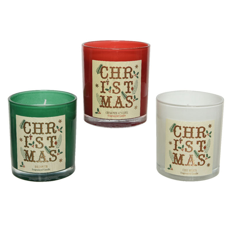 Scented Christmas Candle (Assorted Designs) image 0