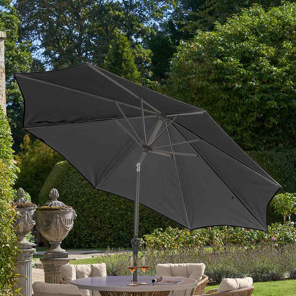 Platinum Riva 3m Round Crank & Tilt Parasol – Anthracite image 0