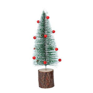 Gisela Graham Bristle Tree with Red Bells image 1