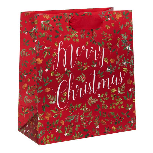 Glick Merry Christmas Foliage Gift Bag image 2