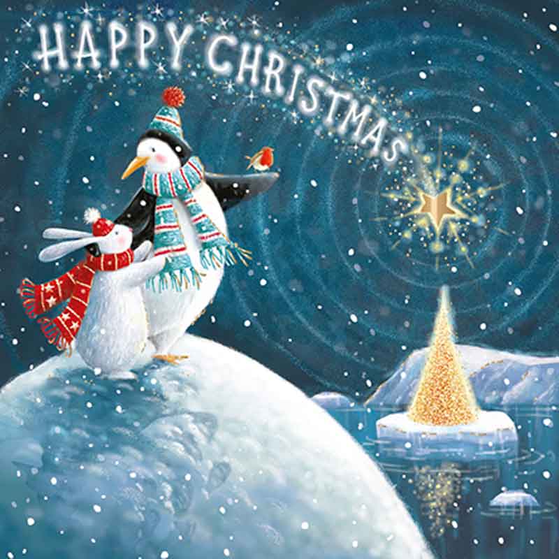 Ling Design Charity Christmas Cards - Magical Tree (Pack of 8) image 0