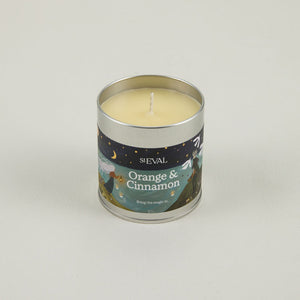 St Eval Orange &amp; Cinnamon Tin Candle image 1