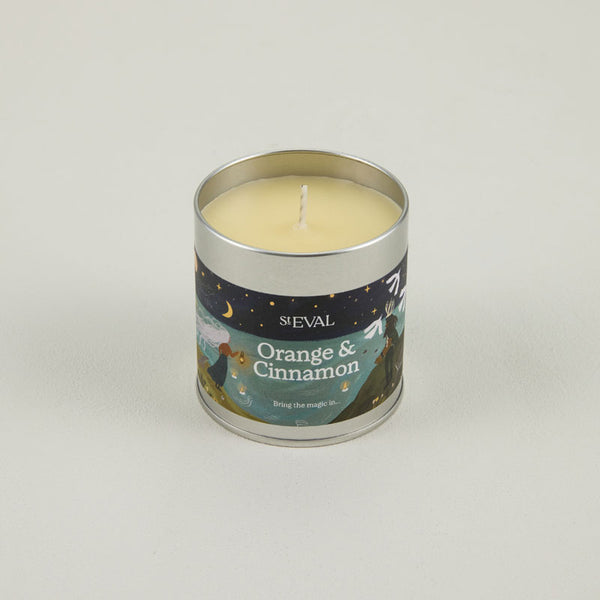 St Eval Orange &amp; Cinnamon Tin Candle image 1