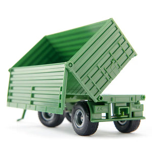 siku 1953 John Deere Tractor with Trailer 1:50 image 1