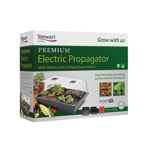 Stewart Garden Premium Electric Propagator with Thermostatic Temperature Control (52cm) image 0