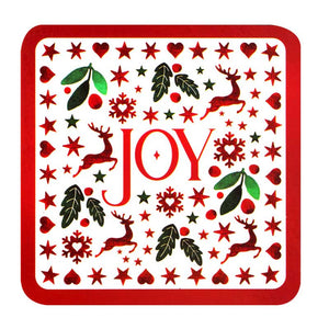 Christmas Joy Placemat & Coaster Set image 2
