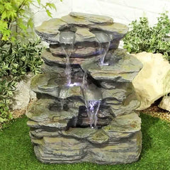 Easy Fountain Como Springs Water Feature with LED Lights image 0