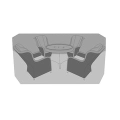 Outdoor Cover for Orchard Life Mulberry 4 Seat Round Dining Set image 0