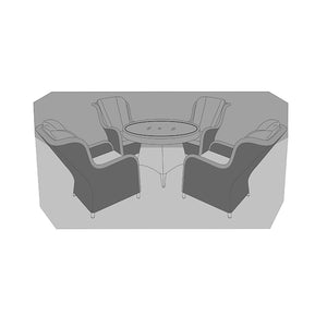 Outdoor Cover for Orchard Life Mulberry 4 Seat Round Dining Set image 0