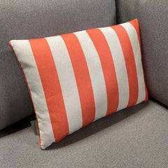 Bramblecrest Rectangular Scatter Cushion, 45 x 30cm â€“ Burnt Orange Stripe image 0