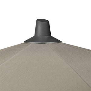 Platinum Riva 3.5m Round Crank Parasol – Taupe image 6