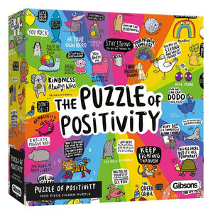 Gibsons Puzzle of Positivity 1000 Piece Jigsaw Puzzle image 1