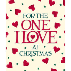 Woodmansterne One I Love Text Christmas Card image 0