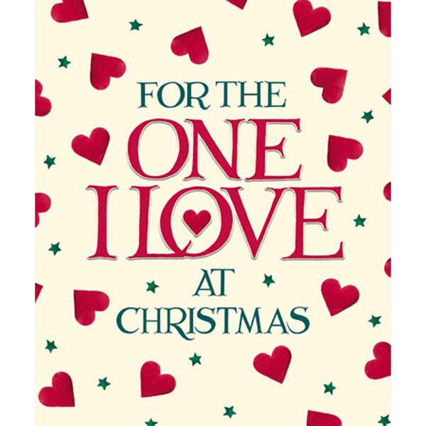 Woodmansterne One I Love Text Christmas Card image 0