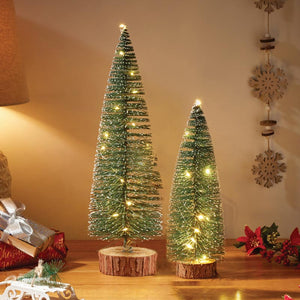 Three Kings InLit Mini Frosted Fir Tree image 0