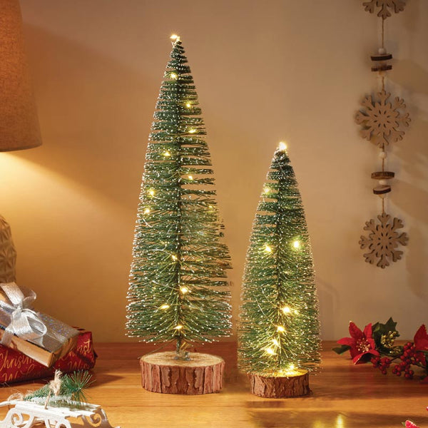 Three Kings InLit Mini Frosted Fir Tree image 0