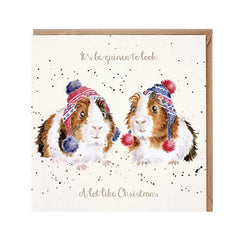 Wrendale Designs It's Be-Guinea Christmas Card image 0
