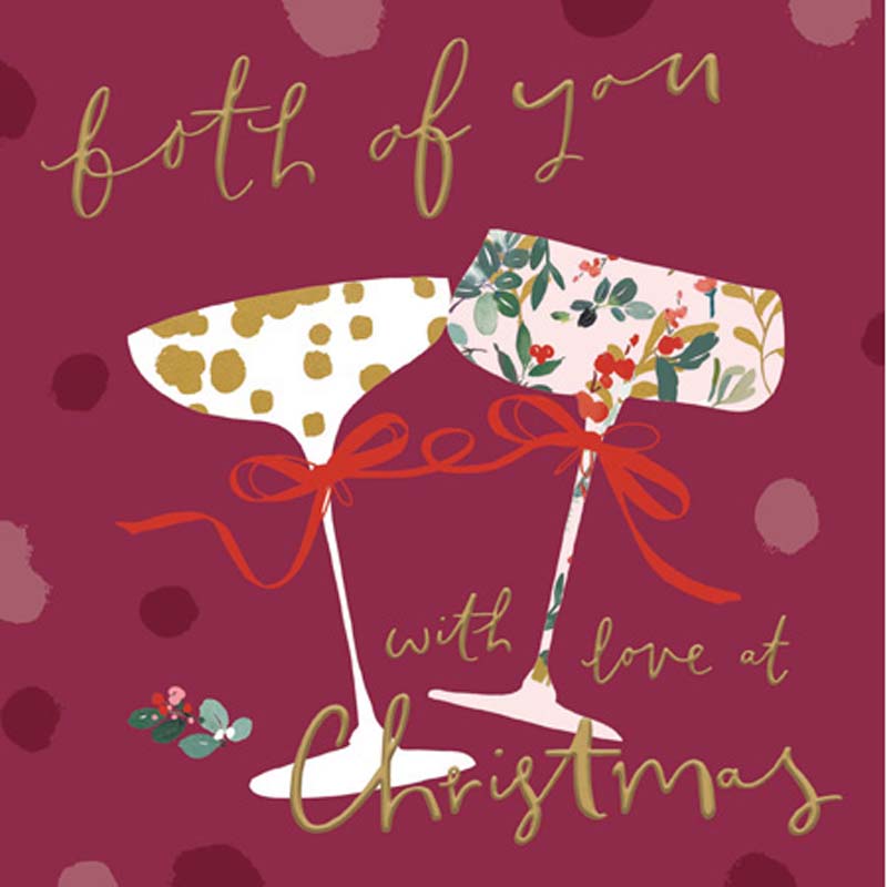 Woodmansterne Cheers to You! Christmas Card image 0