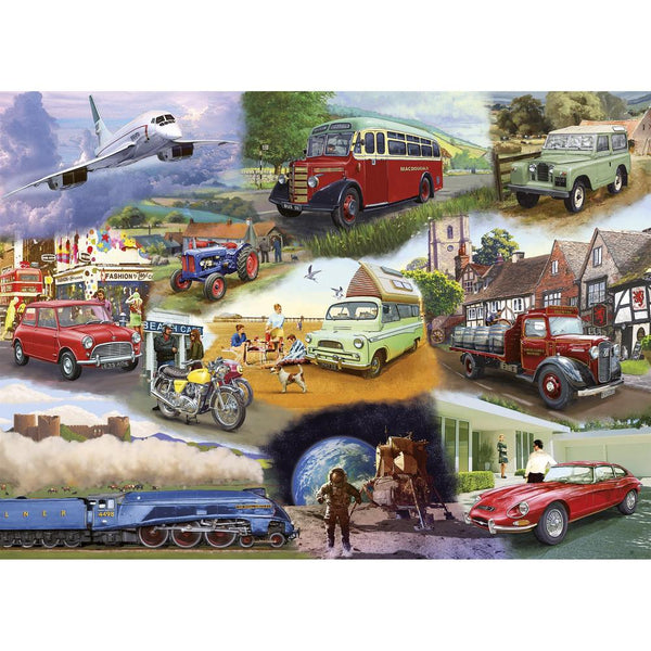 Gibsons Transport 24 XL Piece Jigsaw Puzzle - Piecing Together image 0
