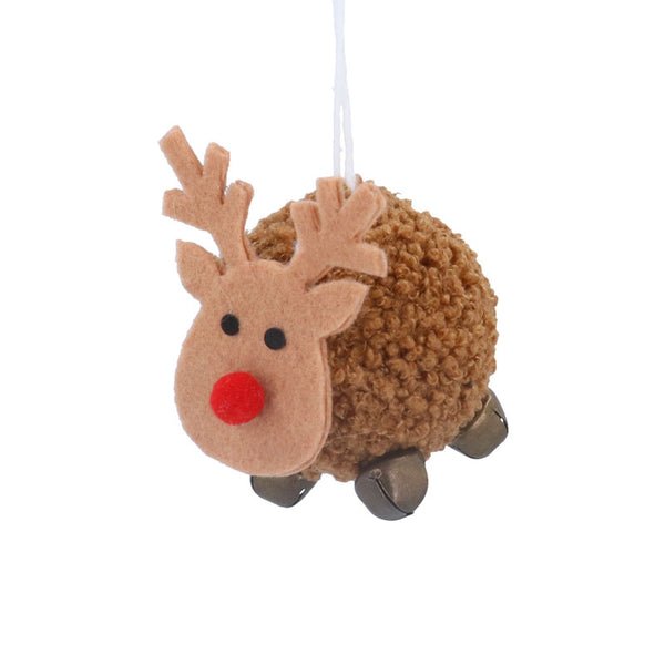 Gisela Graham Brown Pom-Pom Reindeer image 0