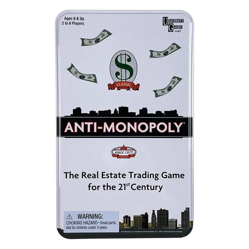 Anti-Monopoly Mini Tin Trading Game image 0