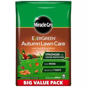 Miracle-Gro Evergreen Autumn Lawn Care Food & Moss Control - 360sq.m Big Value Refill Bag image