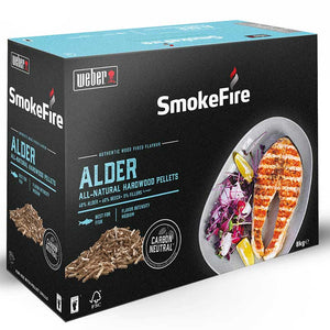 Weber SmokeFire Alder All-Natural Hardwood Pellets, 8kg image 0