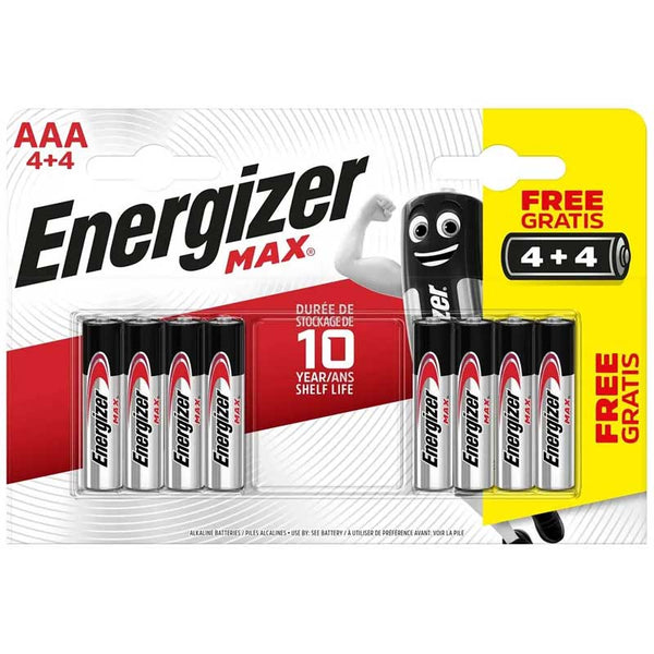 Energizer MAX® Alkaline Batteries - AAA  (Pack of 8) image 0