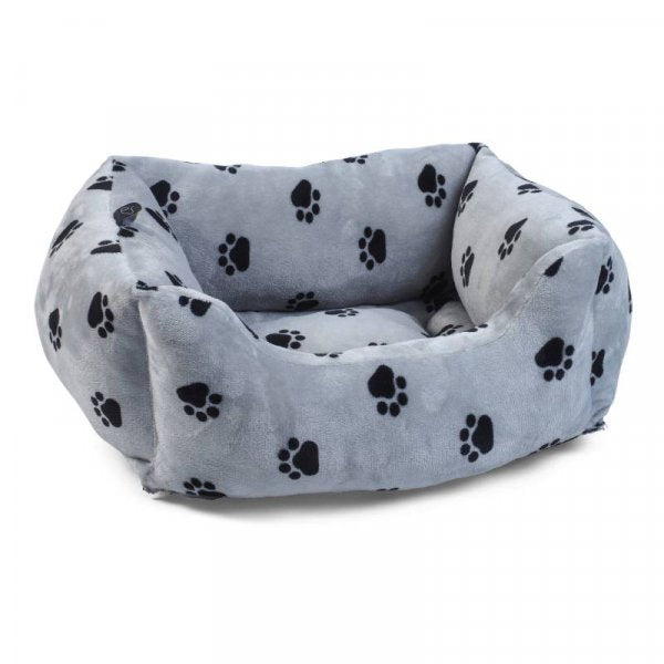 Zoon Snug Paws Grey Square Dog Bed image 1