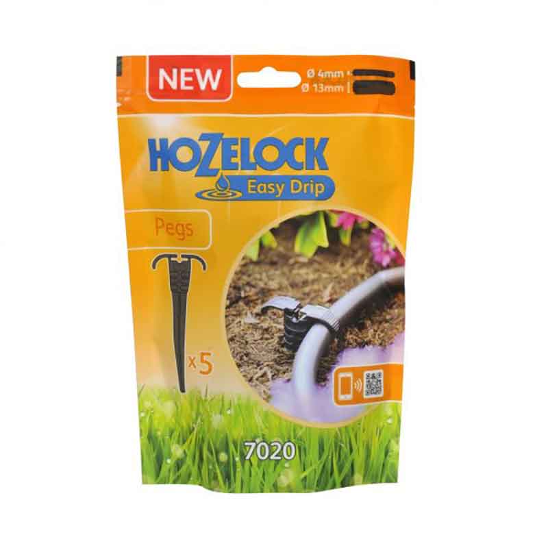 Hozelock Easy Drip Pegs (Pack of 5) image 0