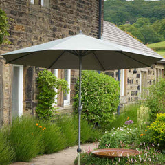 Platinum Riva 3.5m Round Crank Parasol – Luna Grey image 0