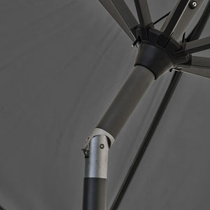 Platinum Riva 3m Round Crank & Tilt Parasol – Anthracite image 5