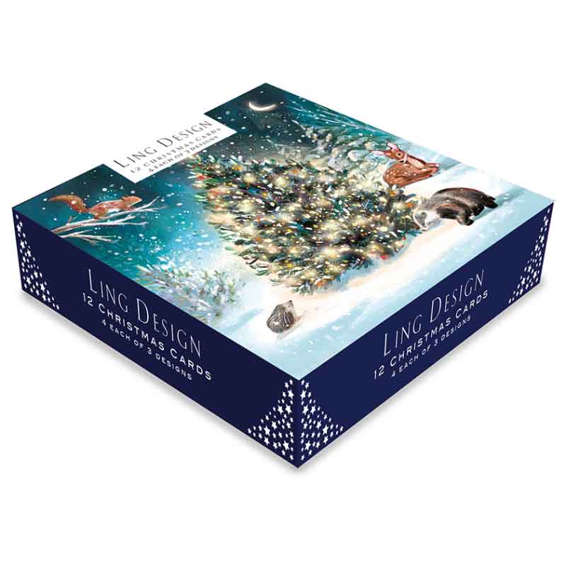 Ling Design Small Deluxe Cards - Magical Forest (Pack of 12) image 0