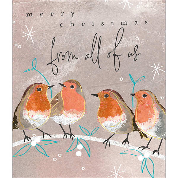 Portfolio Robins From All Christmas Card image 0