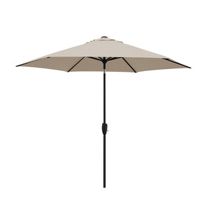 Kettler Cora 4 Seat Round Wooden Dining Set with 2.5m Parasol & 15kg Base image 8