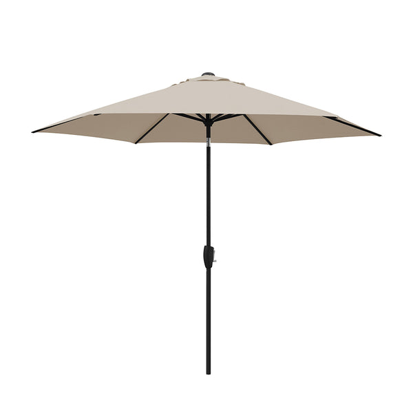 Kettler Cora 4 Seat Round Wooden Dining Set with 2.5m Parasol & 15kg Base image 8