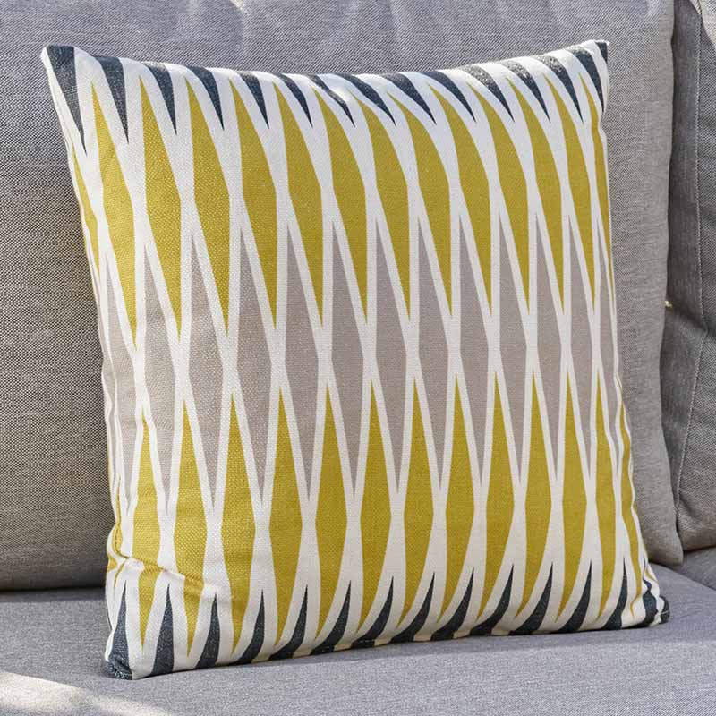 Bramblecrest Square Scatter Cushion, 45 x 45cm - Harlequin Yellow image 0