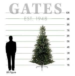 Everlands Geneva Fir Artificial Christmas Tree - 8ft image 1