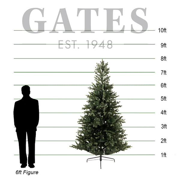 Everlands Geneva Fir Artificial Christmas Tree - 8ft image 1