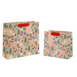 Glick Whimsical Kraft Gift Bag image 0