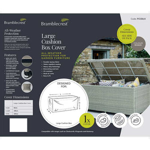 Bramblecrest Cover for Large Rattan Cushion Storage Box image 1