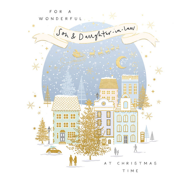 Paperlink Xmas Son & Daughter-In-Law Christmas Card image 0
